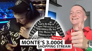 Justin reagiert auf Montes 3000€ Shopping Stream.. | Reaktion