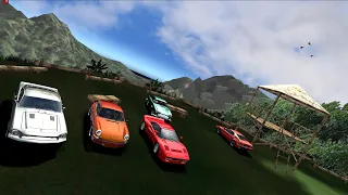 Classic cars on new roads for Test drive unlimited (BEight moutain pass)