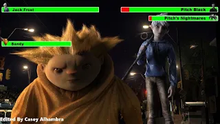 Rise of the Guardians (2012) Nightmare Attack Scene with healthbars