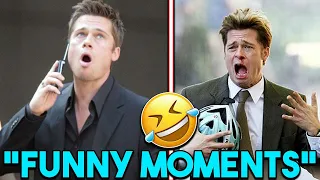 Brad Pitt's FUNNIEST Moments Ever! (Part 2)