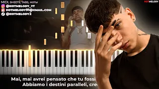 Shiva - Niente da perdere karaoke piano testo