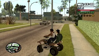 Hidden Dialog riding a Quadbike - GTA San Andreas - Cleaning the Hood - Sweet mission 2