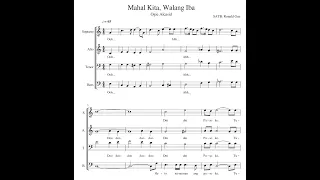 Mahal Kita Walang Iba - SATB (an arrangement)