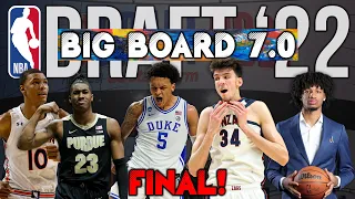 2022 NBA Draft Big Board 7.0 | Final!