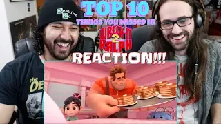 TOP 10 Things You MISSED In Wreck It Ralph 2: RALPH BREAKS THE INTERNET - REACTION!!!