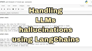 Handling LLMs hallucinations using LangChains