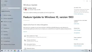 How to Fix Windows 10 Update Errors & Issues 2019