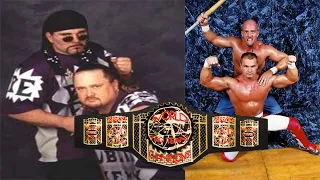 PUBLIC ENEMY VS IMPACT PLAYERS ECW WORLD TAG TEAM TITLE MATCH