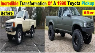 Restoration Of A 1990 Toyota Pickup | Incredible Transformation of a Toyota pickup | DIY