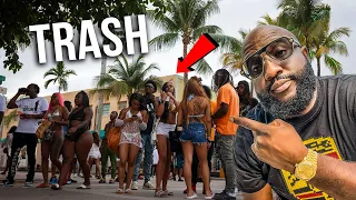 Trash Culture, Black People Tearing Up Miami Beach, Why Locals Don't Visit Same Spots As Visitors