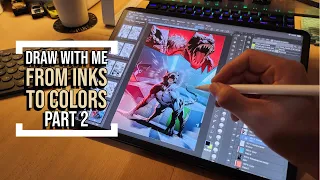 Draw with me | From inks to colors part 2