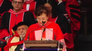 Nicoletta Braschi, Convocation 2015 Honorary Degree recipient