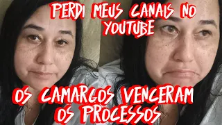 os Camargos ganharam na justiça perdi meu canal no YouTube estou chorando muito pq meu Deus