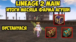 Итоги месяца фарма на агуше в Lineage 2 Main.