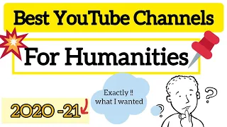 Best YouTube channels for Humanities Or Arts Students||Trending channels for Humanities students||11