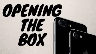 Opening the Box - iPhone 7 (Matte Black iPhone 7 unboxing)