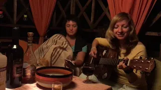 Two sisters singing - Cuckoo by Viktor Tsoi ("Кукушка" Виктора Цоя)