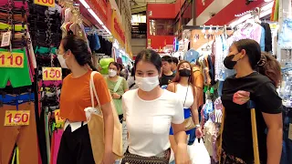 4K 🇹🇭 Walking around Pratunam Market in Bangkok (Weekend) | Thailand (May 2023)