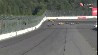 Justin Wilson Fatal Crash   IndyCar @ Pocono 2015