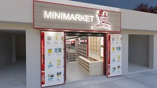 DISEÑO 3D | MINIMARKET "COMERCIAL ZC"