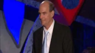 James Taylor shmoozes at a MusiCares gig