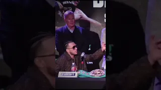 Caleb Plant vs David Benavidez HEATED press conference 👀