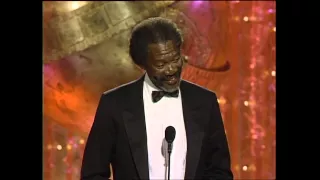 Morgan Freeman Wins Best Actor Motion Picture Musical or Comedy - Golden Globes 1990