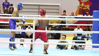 31st SEA Games Vietnam Kickboxing Final Men's 54Kg  KAN MENG HONG (CAM) Vs CHAIWAT (THA).