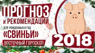 СВИНЬЯ! Восточный гороскоп по годам рождения на 2018 год. Китайский гороскоп для Свиньи