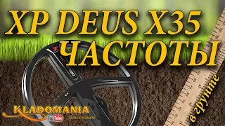 ТЕСТ КАТУШЕК МД XP DEUS X35 частоты 💡. Тест в грунте. Изменится ли глубина Деус при смене частоты