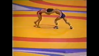 Олимпийские игры-1988 Сеул Южная Корея 48 кг за бронзу:Сергей Карамчаков (СССР)-Тим Ванни (США)