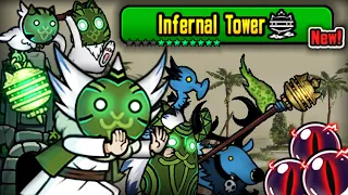 The Battle Cats - Infernal Tower Floor 41~50 (First Playthrough)