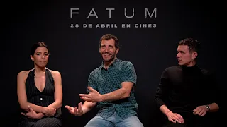 Arón Piper, Luisa Mayol y  Juan Galiñanes "Fatum es una de atracos con gran nivel emocional"