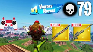 79 Elimination Solo Vs Squads Gameplay Wins (NEW Fortnite Chapter 5 PS4 Controller)