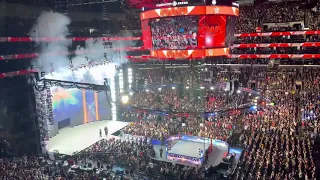 Roman Reigns Entrance Monday Night RAW April 3rd