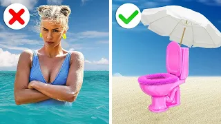 ¡TRUCOS Y ACCESORIOS ÚTILES PARA LA PLAYA 🌴 Divertidos Momentos en la Playa por Gotcha!