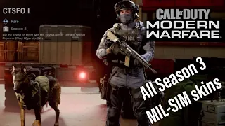 Modern Warfare Skins - All Season 3 Skins for MIL-SIM