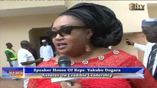 Speaker House Of Reps. Yakubu Dogara Assures Of Credible Leadership