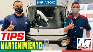 RECOMENDACIONES MANTENIMIENTO MOTOCARROS.