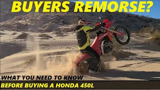 Do I Regret Buying My CRF 450RL? | What you Need To Know Before Buying