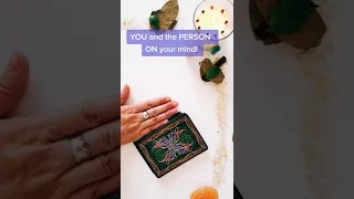 YOU and the PERSON on YOUR mind. #lenormand #lenormandkarten #lenormandreader #baralhocigano #love