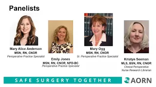 4.9.20: AORN Virtual Town Hall to discuss the latest COVID-19 clinical issues