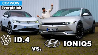 VW ohne jede Chance? IONIQ5 gegen ID.4! Macht Hyundai die Deutschen nass? Vergleich / Test /