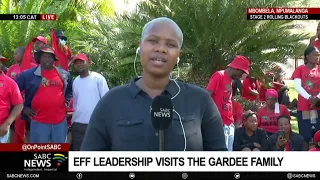 EFF leadership visits the Gardee family in Mbombela