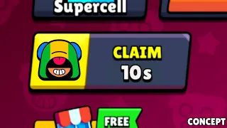 WHAT?!🤔AMAZING NEW FREE GIFTS IS HERE🎁|Brawl Stars FREE REWARDS ✅🍀|Concept