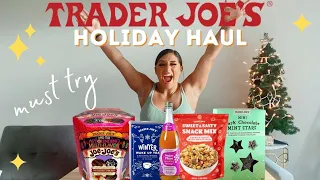 TRADER JOE'S HOLIDAY HAUL + TASTE TEST ep.6