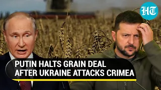 Russia suspends Ukraine grain exports; Fallout of failed drone attack on Black Sea fleet