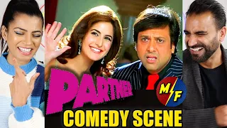 PARTNER Movie Comedy Scenes REACTION!! | Salman Khan, Katrina Kaif, Govinda Best Funny Comedy Scenes
