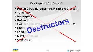 Lightning Talk: The Most Important C++ Feature - Nicolai Josuttis - ACCU 2023
