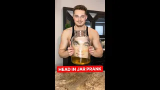 Head In Jar Prank On Grandmom - #shorts